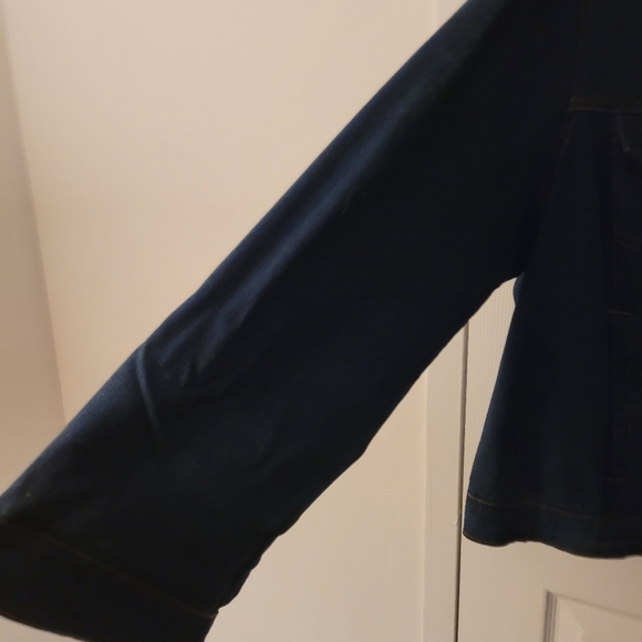 Dark Denim Jean Jacket Size 16 - Picture 2 of 7